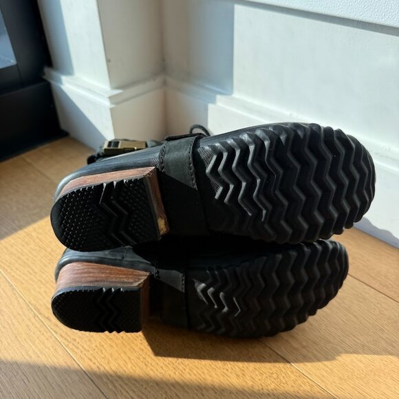 SOREL Womens Conquest Mid-Calf Boots in Black - Picture 12 of 16